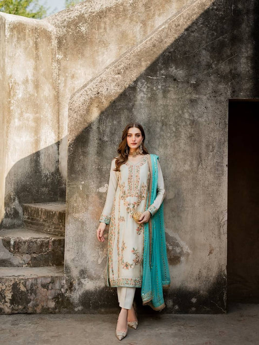 Eid Special Gmy Silk With Beautifull Embroidery Work Top Plazzo