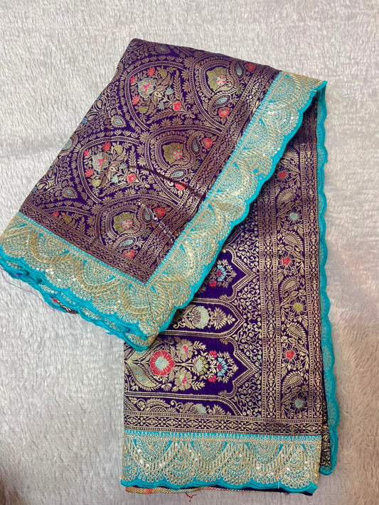 Dolla Silk Embroidered Saree Set