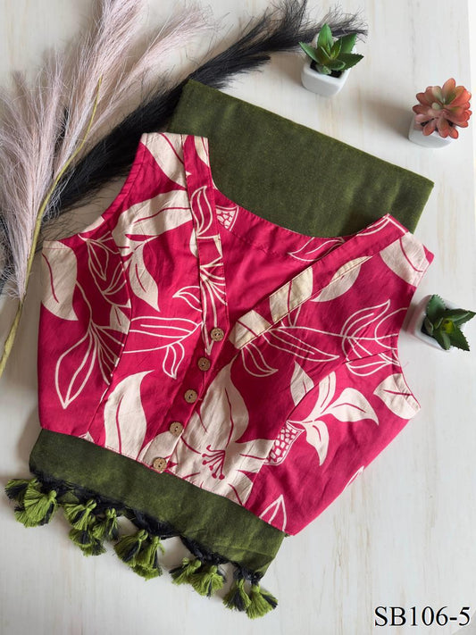 Cotton Silk With Digital Print Saree