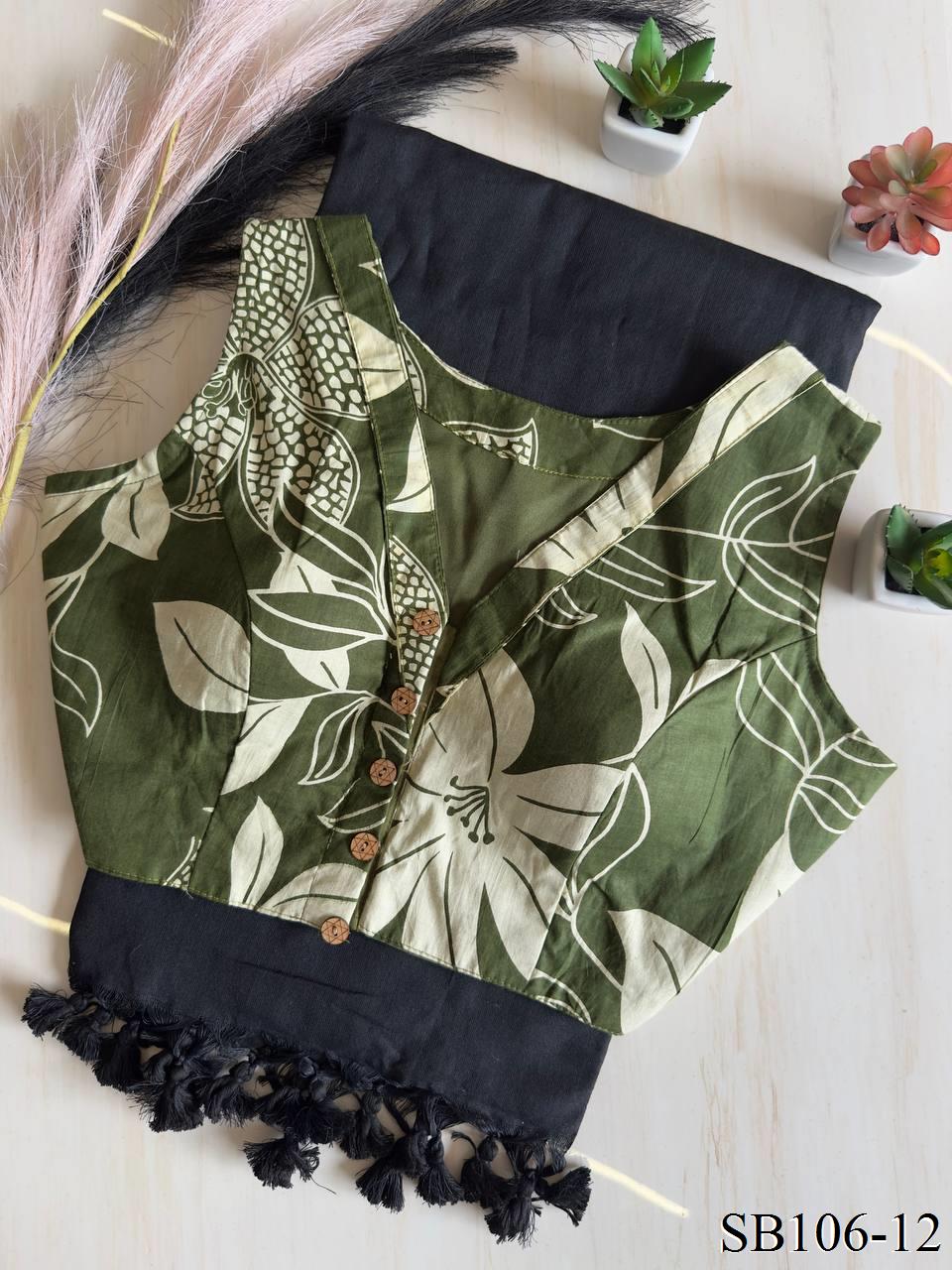 Cotton Silk With Digital Print Saree