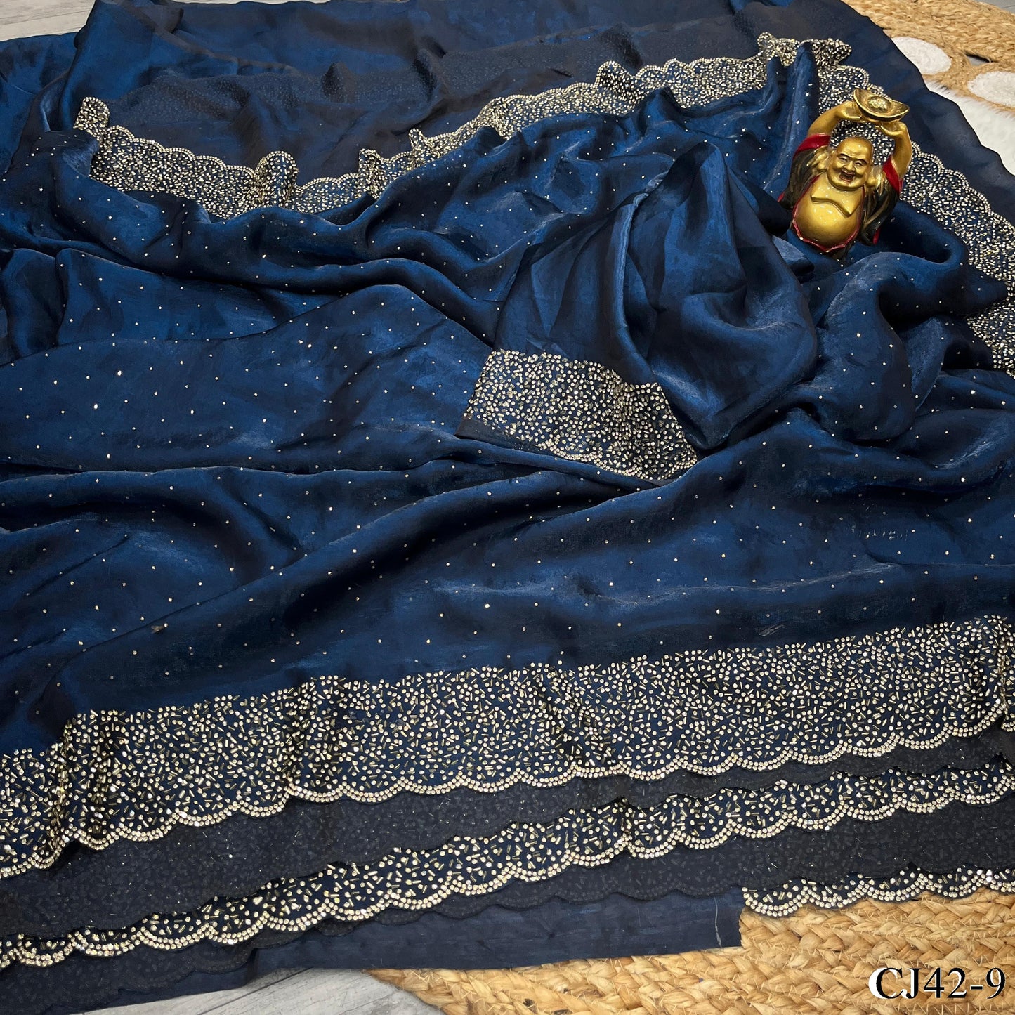 Space Silk With Jarkhan Silk Silk Saree