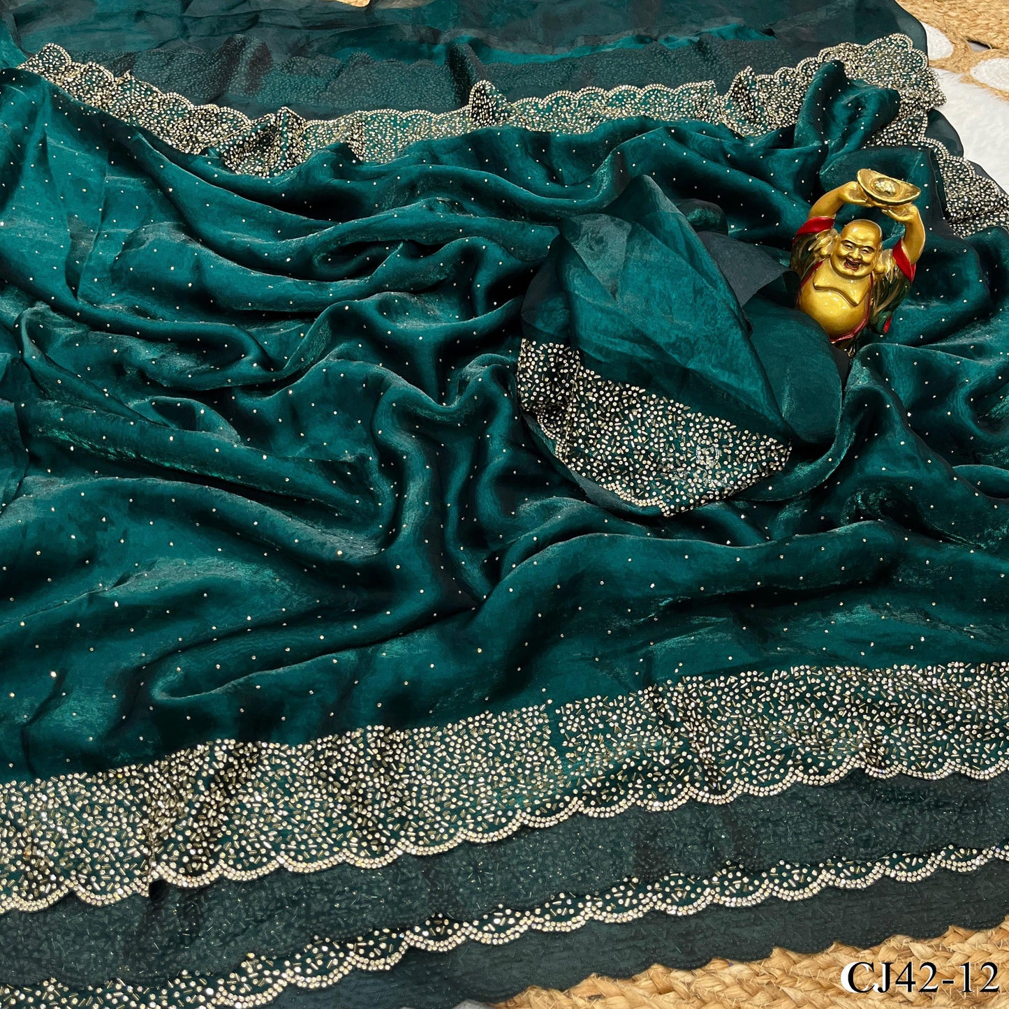Space Silk With Jarkhan Silk Silk Saree