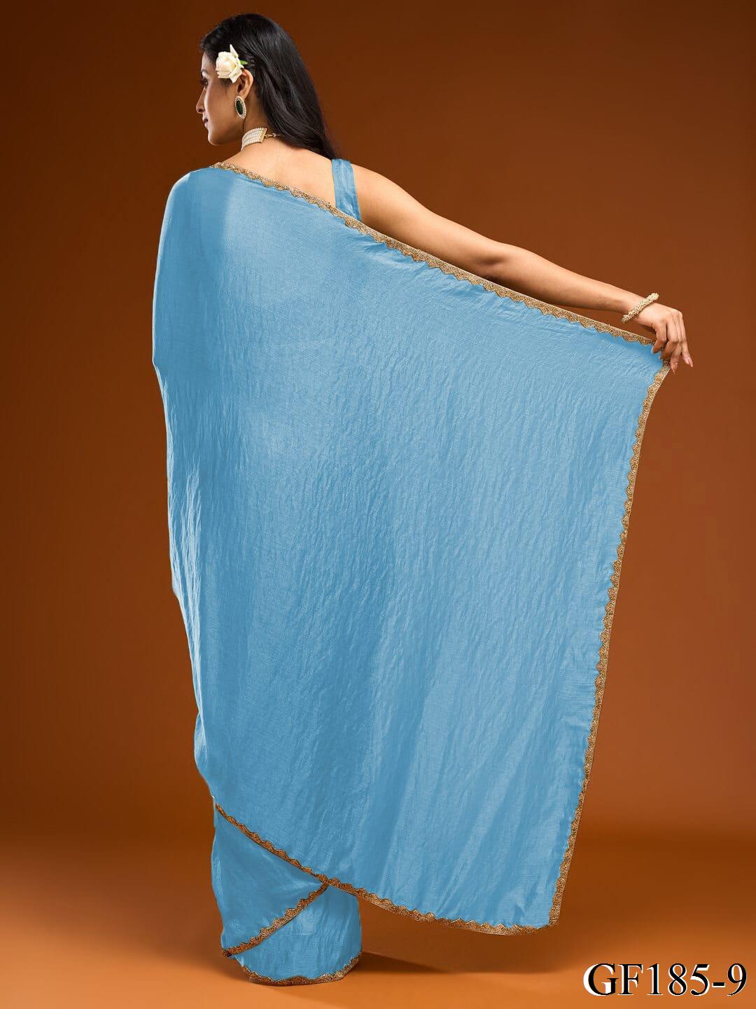 Premium Look Chiffon Frendy Silk Hand Work Saree