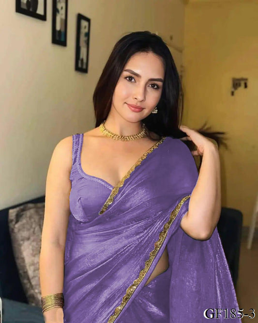 Premium Look Chiffon Frendy Silk Hand Work Saree