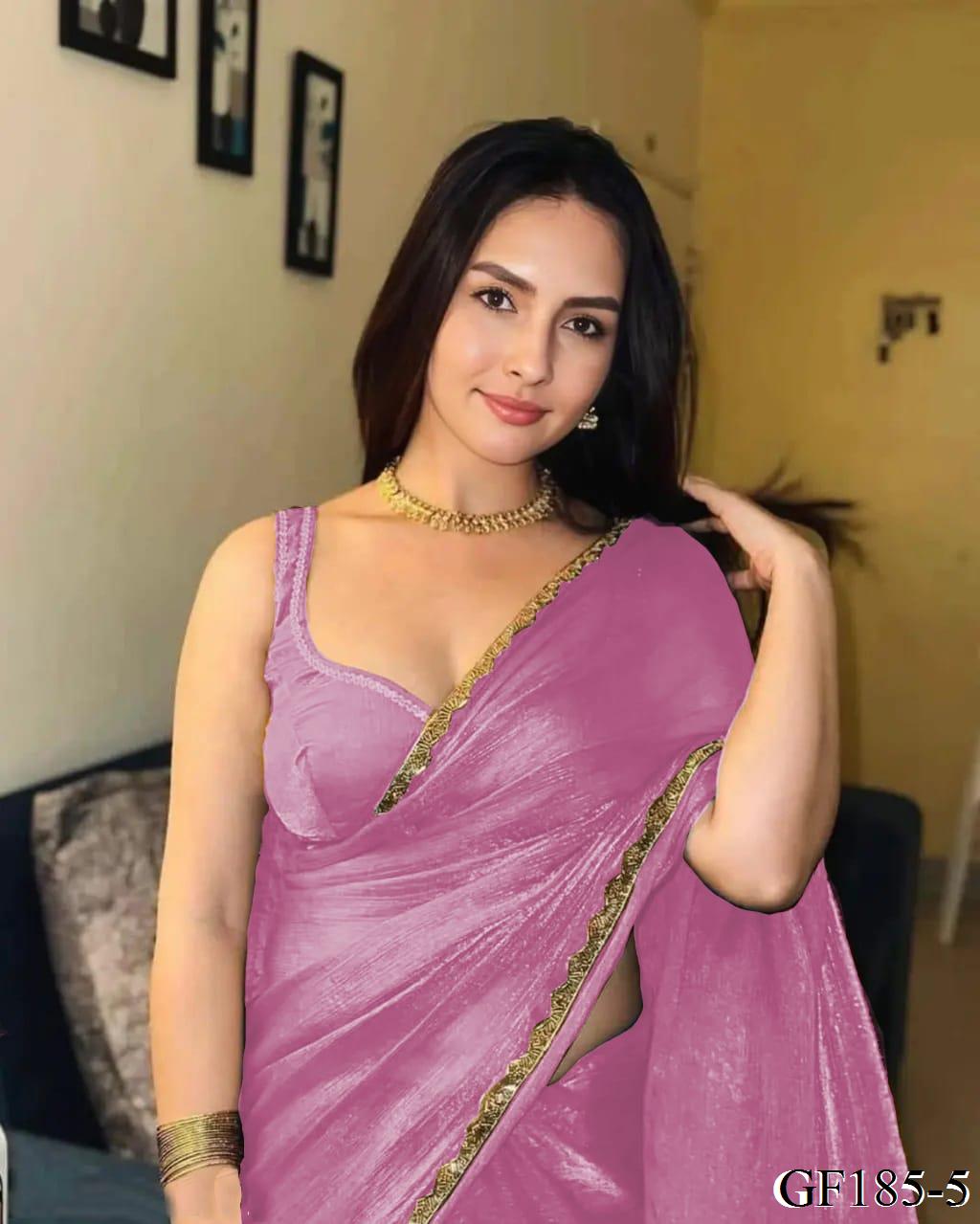 Premium Look Chiffon Frendy Silk Hand Work Saree