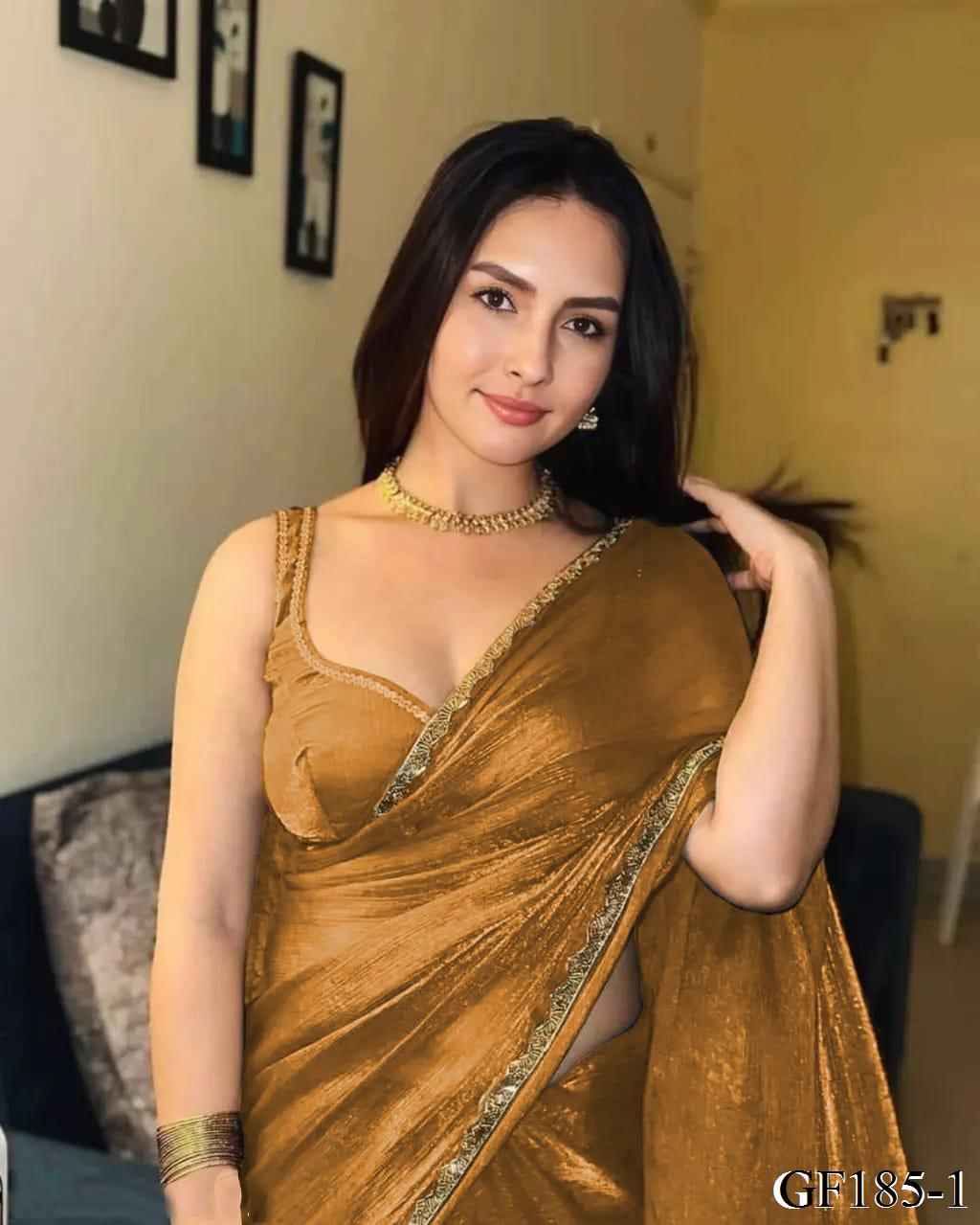 Premium Look Chiffon Frendy Silk Hand Work Saree