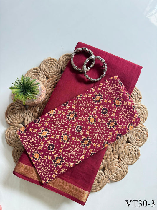 Graceful Resham Mul Cotton Saree