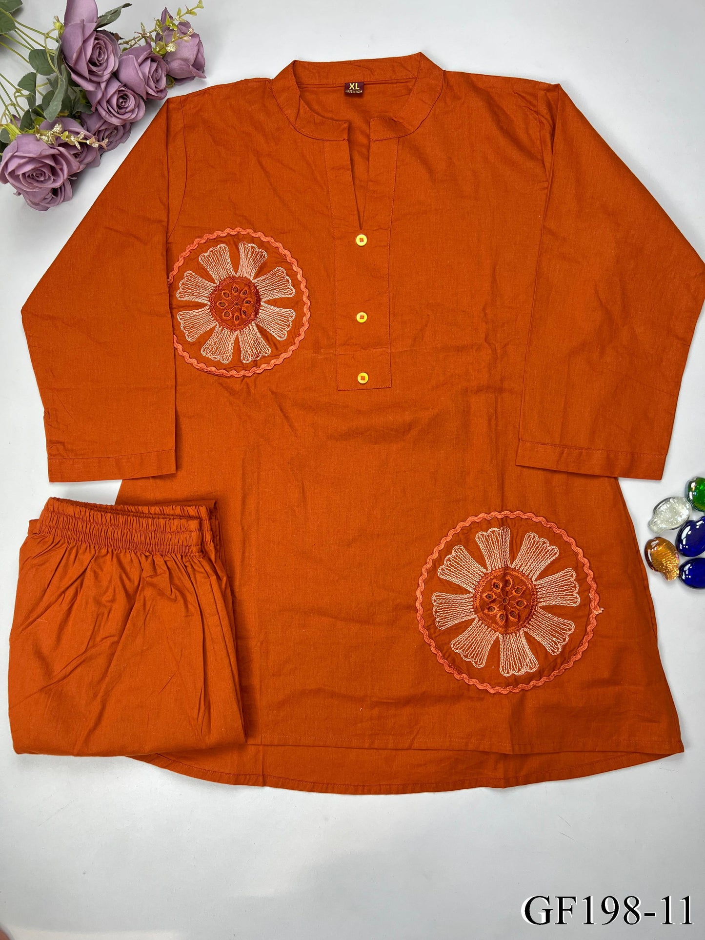 Beatifull Digital Print Work Top Pent