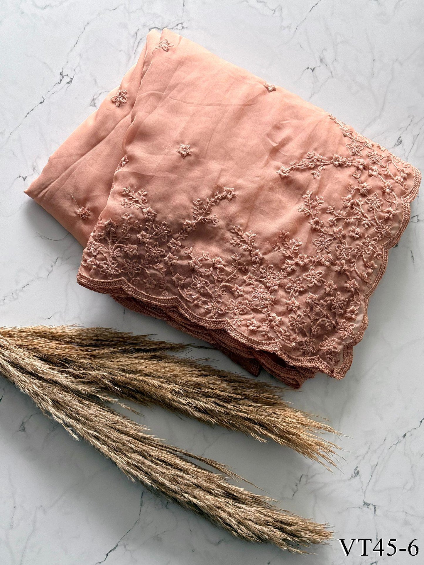 Premium Tebby Organza With Thread Work Saree