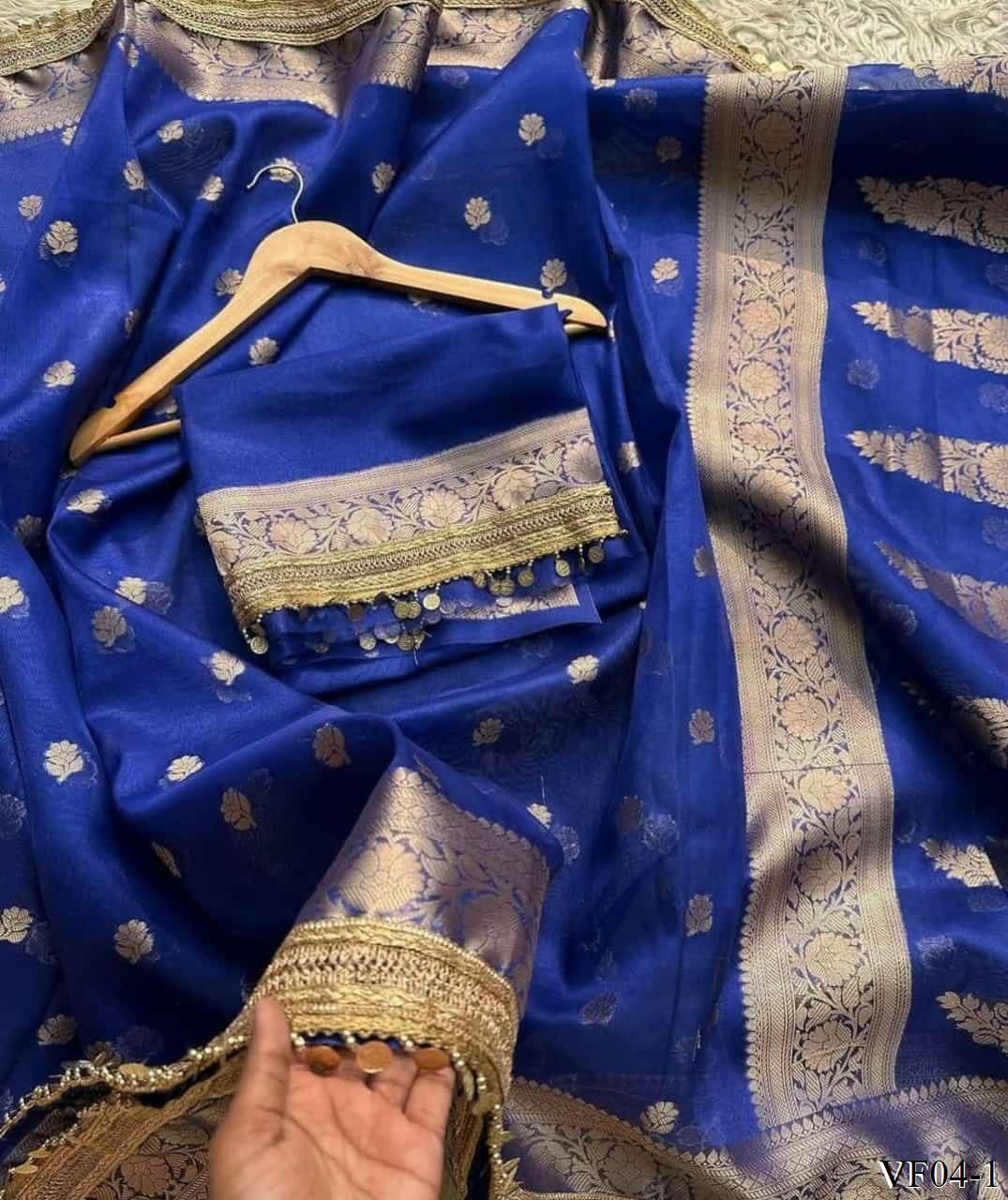 Beautiful Banarasi Soft Tissue Silk With Rich Zari Woven Work Saree