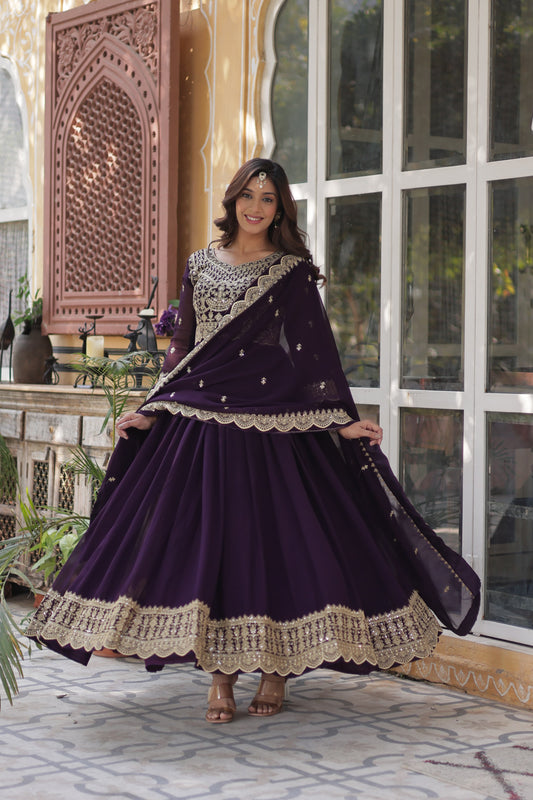 Elegant Embroidered Anarkali Suits for Women – Traditional Indian Ethnic Wear Collection