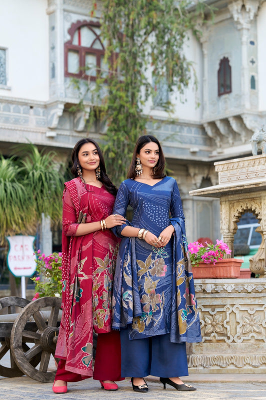 SUMMER SPECIAL ROMAN SILK TOP PENT SET UNDER 1500