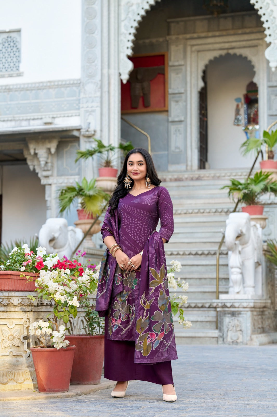 SUMMER SPECIAL ROMAN SILK TOP PENT SET UNDER 1500