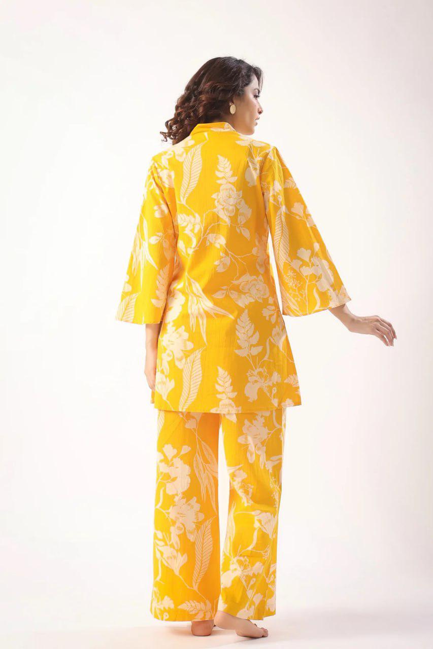 Summer Wear Cotton Blend Co-ord Set