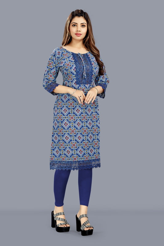 Heavy Soft Imported Print Foil Print Top