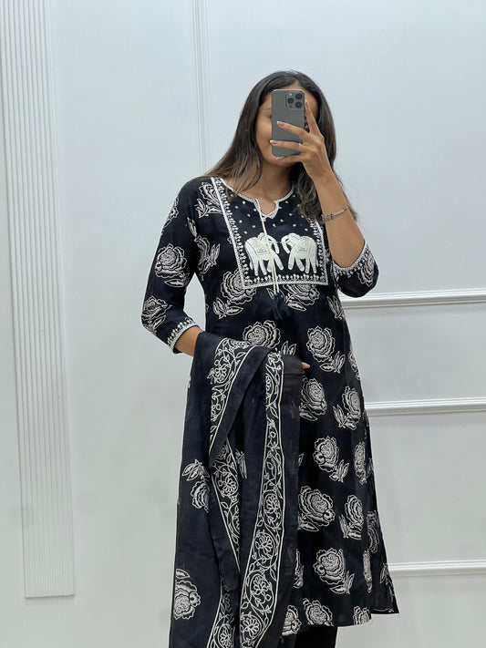 Beautifull Reyon Embroidery Work Top