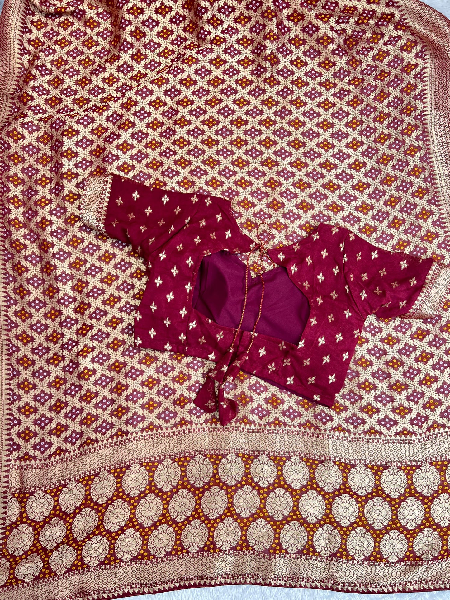 Beautiful Pure Soft Viscose Khadi Georgette With Rich Jacquard Weaving Work Saree