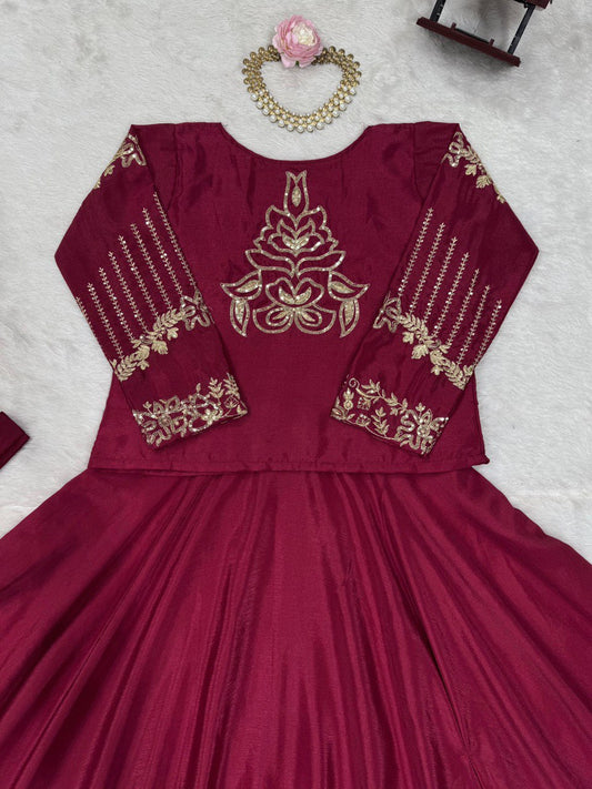 Trending Wedding Special Sequence Work Lehenga Choli With Koti