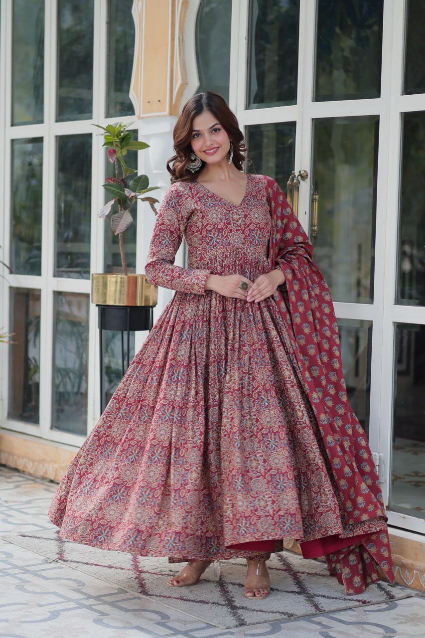 PURE COTTON BEAUTIFULL GOWN