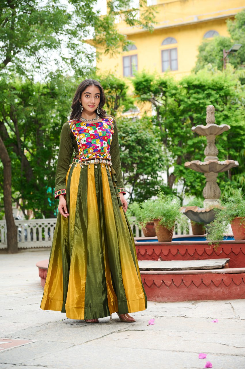 Navratri Special Kutchi Work Lehenga Set