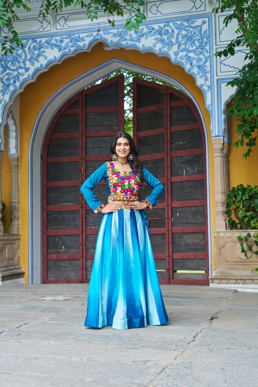 Navratri Special Kutchi Work Lehenga Set