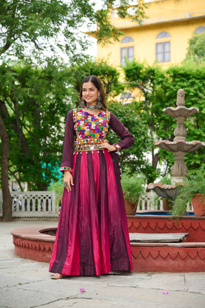 Navratri Special Kutchi Work Lehenga Set