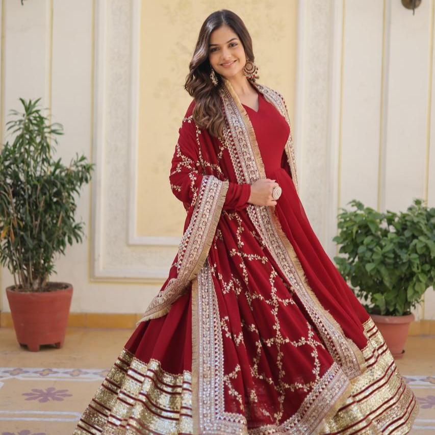 Trending Wedding Perfect Anarkali Gown