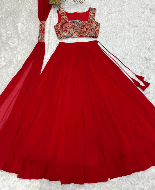 FULLY READY TO WEAR DESIGNER LEHENGA CHOLI DRESS BAZZAR