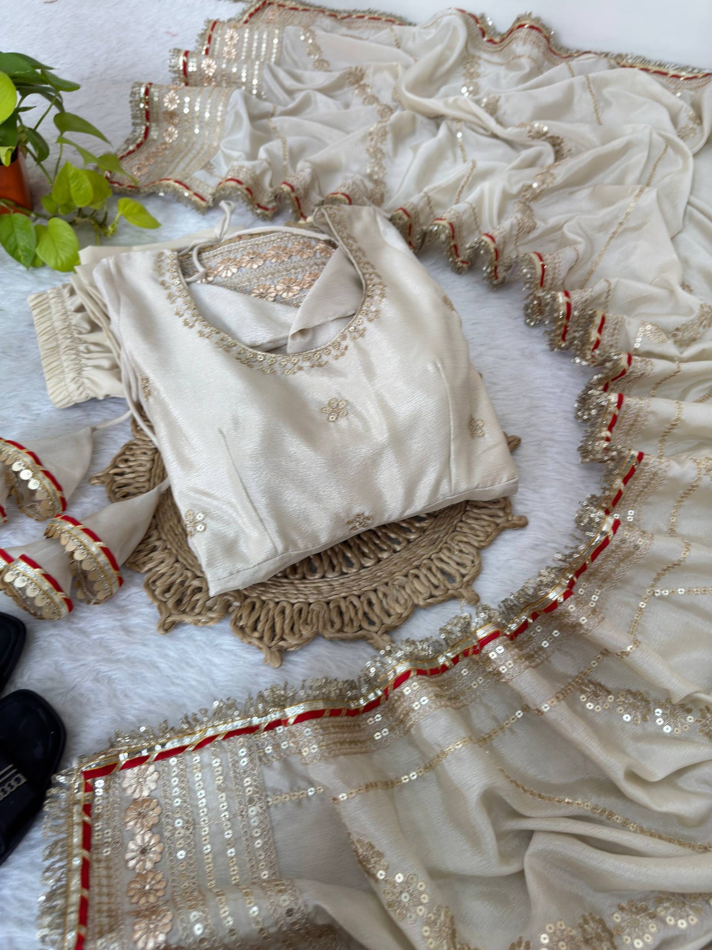 Beautifull Chinon Silk With Coding Embroidery Work Anarkali