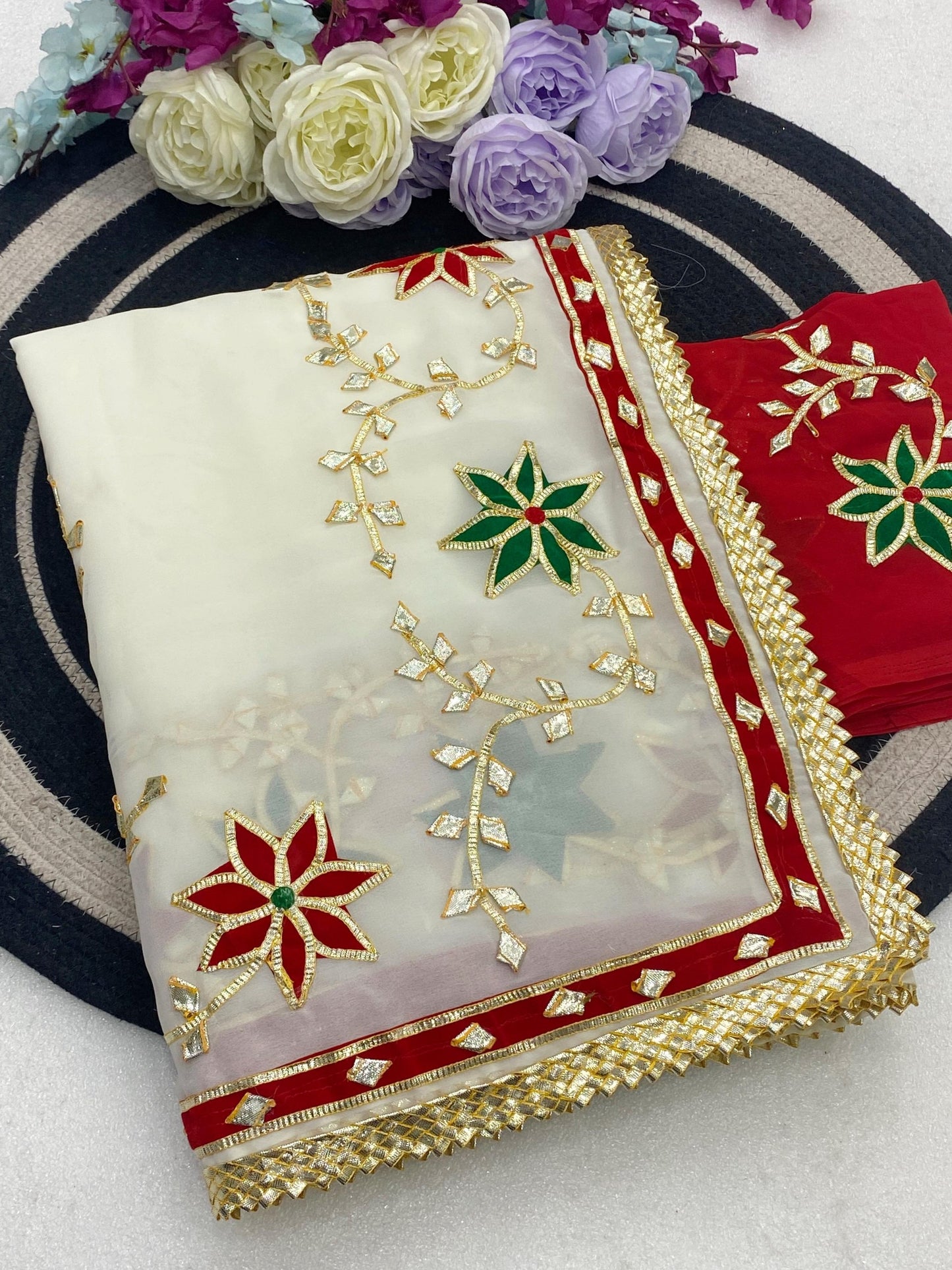 Soft C*C Georgette Gotta Work Saree