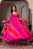 Faux Georgette With Digital Print Work Gown