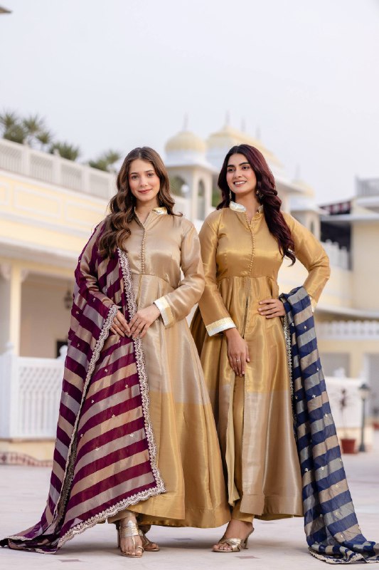 Pure Banarasi Viscous With Fancy Lace Work Gown