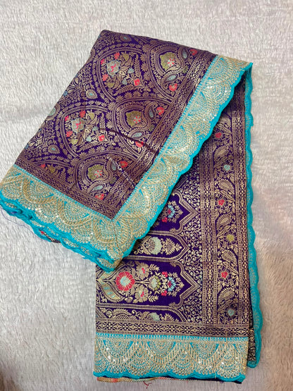 Dolla Silk Embroidered Saree Set