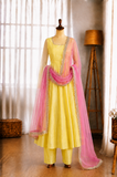 Glass Roman Silk Anarkali