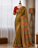 Pure Viscose Wedding Special Saree With Ready Made Blouse