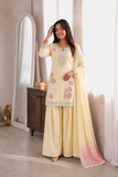 Heavy Rayon Embroidered Plazzo Suit Set
