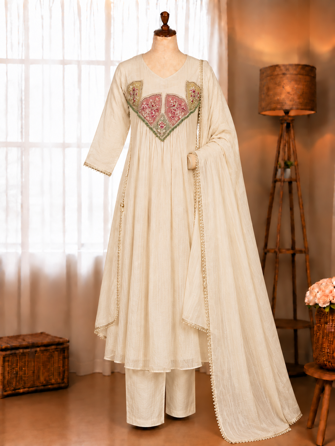 Royal Mal Sandhery Embroidered Suit Set