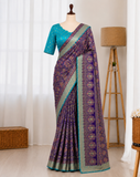 Dolla Silk Embroidered Saree Set