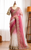 Fendy Satin Pedding Saree with Stitched Blouse