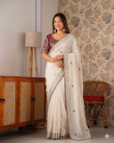 New Wear Soft Rangoli Silk With Beautiful Sequience Work Saree