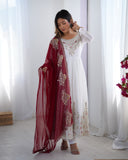 Wedding Special Heavy Multi Sequence Work Top Suit