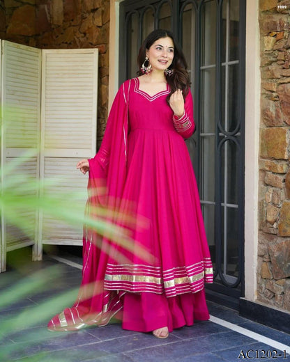 Pink Color Soft & Premium Look Top Plazzo