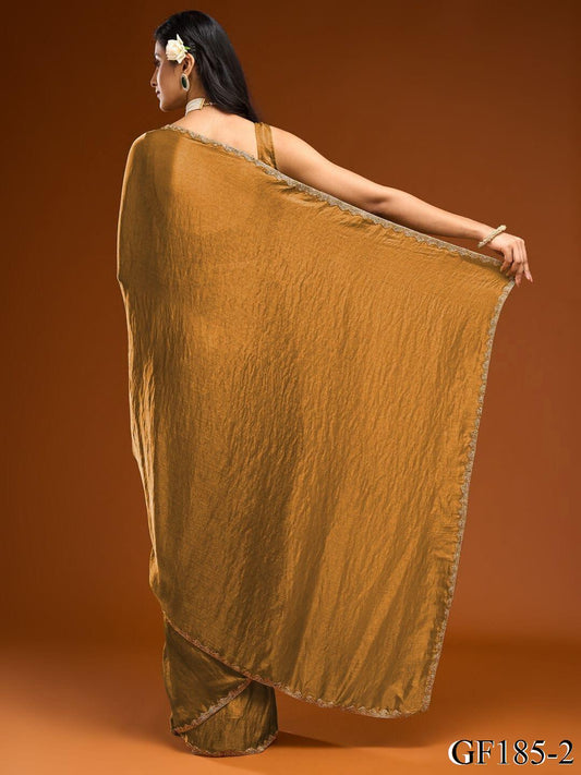 Premium Look Chiffon Frendy Silk Hand Work Saree