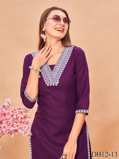 Fancy Look Reyon Fabric V Type Neck Top