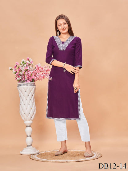 Fancy Look Reyon Fabric V Type Neck Top