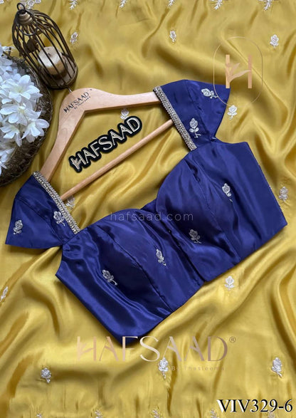Rich Soft Coding Dori Embroidery Work Saree