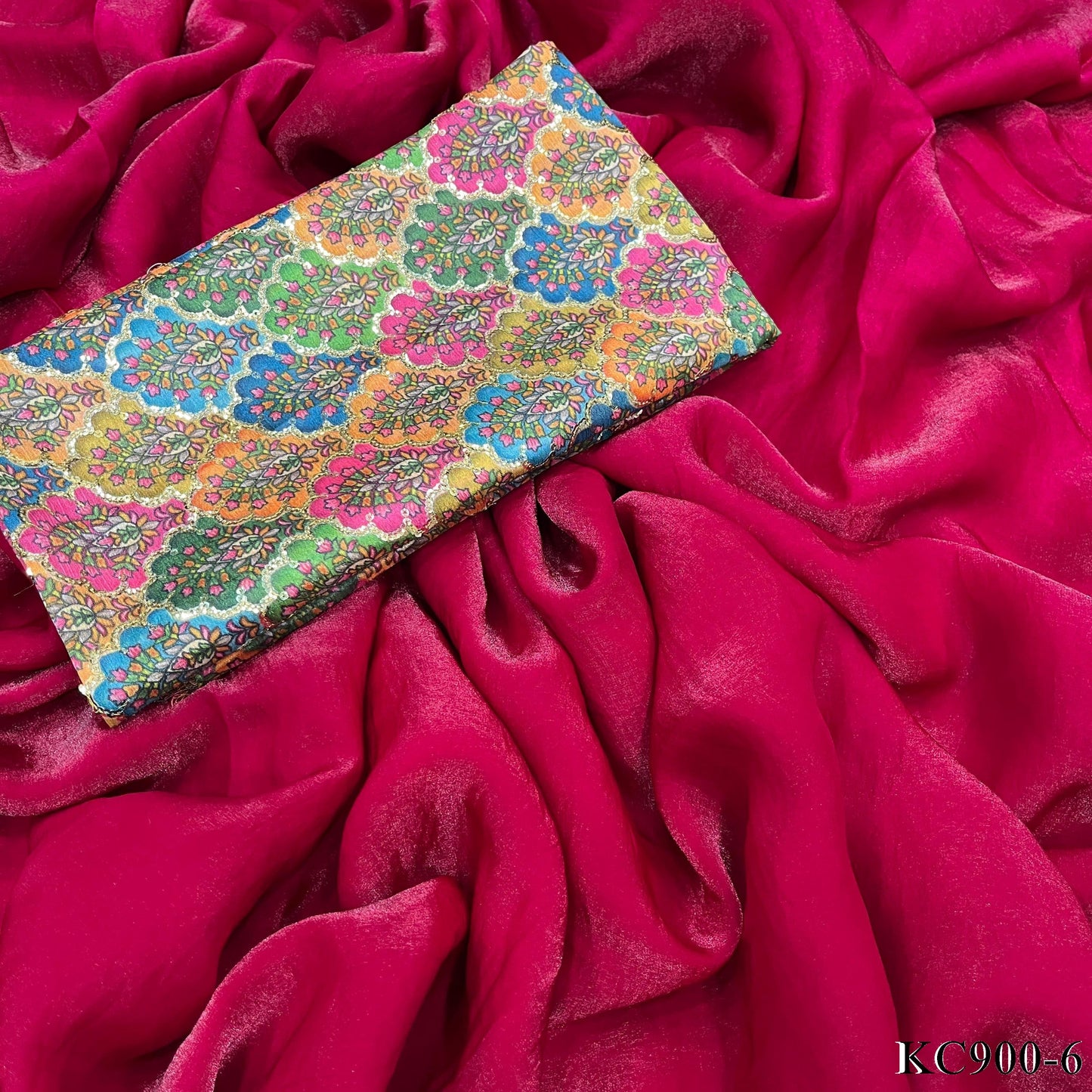 Pure Space Silk With Plain Work Saree