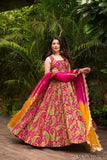 Jimmy Organza Silk With Digital Print Work Gown