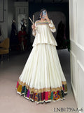 Reyon Fabric Multi Patche Work Gotta Patti Lace Work Lehenga