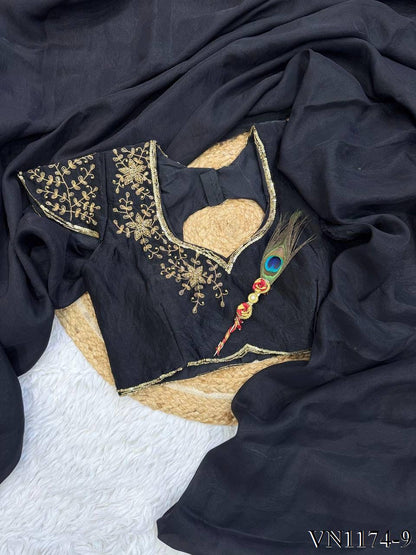 Premium Wear Space Silk Saree